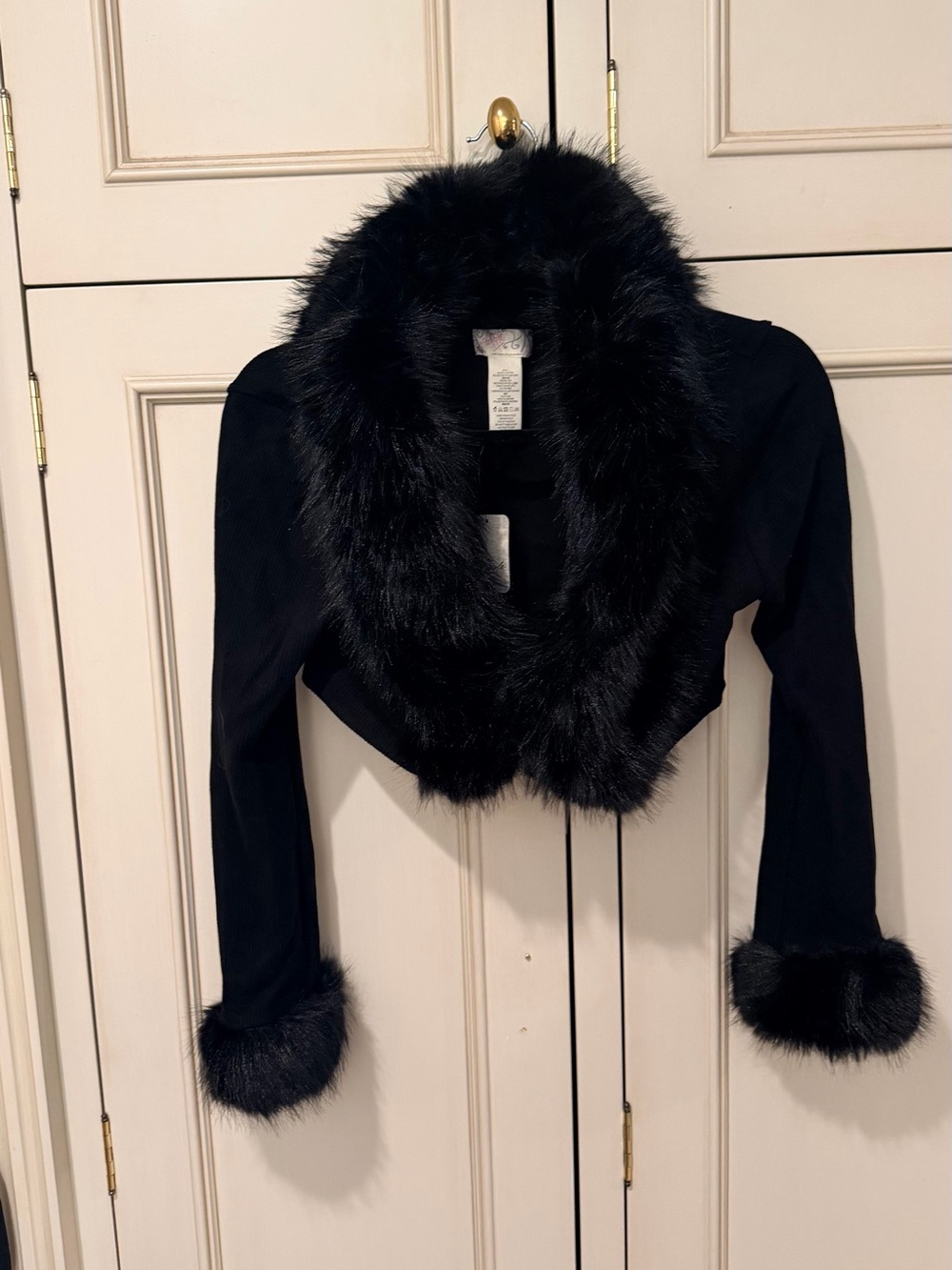 Free People Penny Lane Fur Bolero NWT - Picture 4 of 7